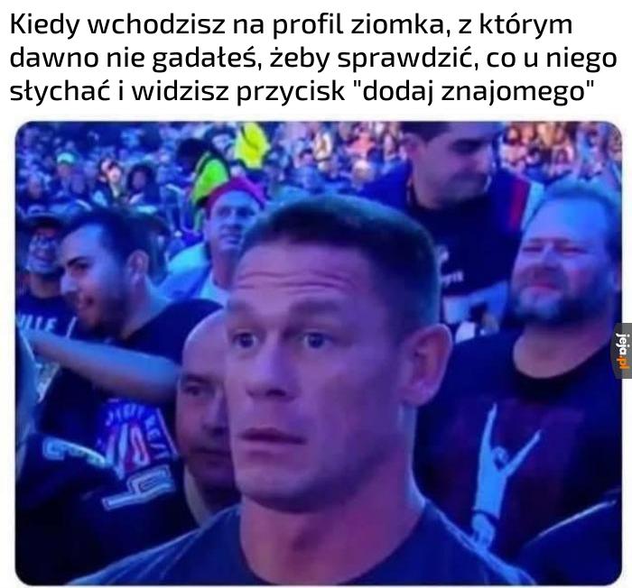 Aha, czyli już się nie znamy