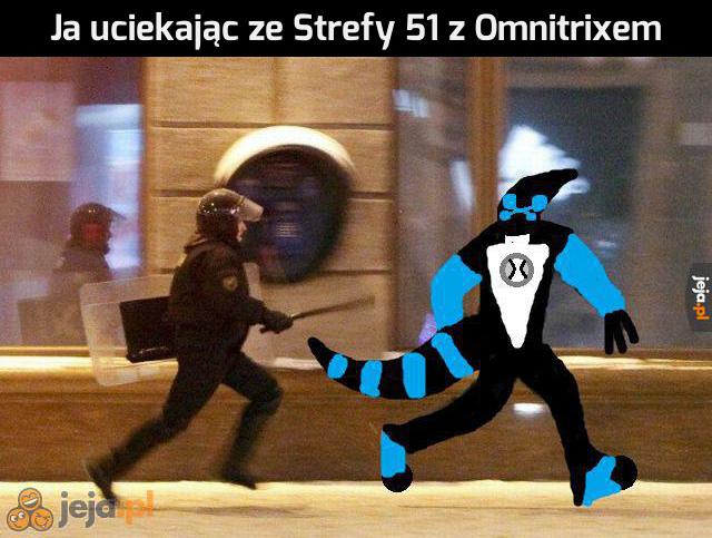 Ten strażnik jest strasznie szybki!