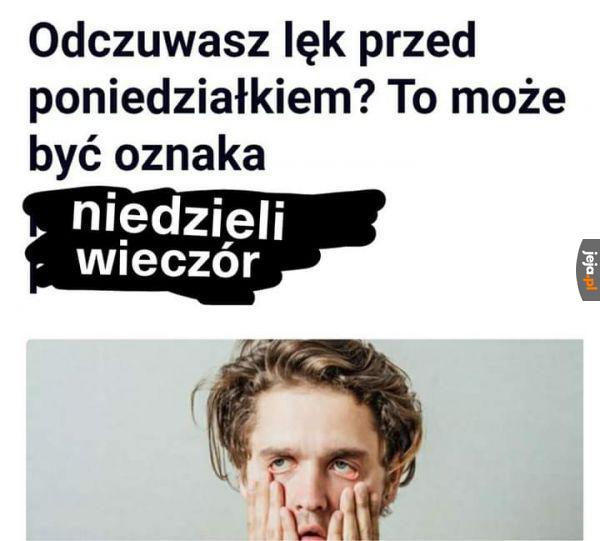 Jednoznaczne objawy