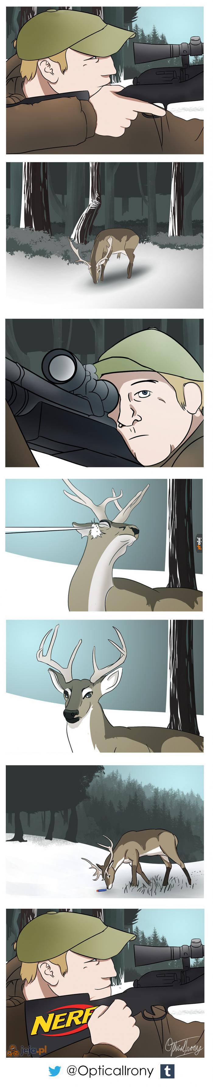 Krótki komiks o polowaniu