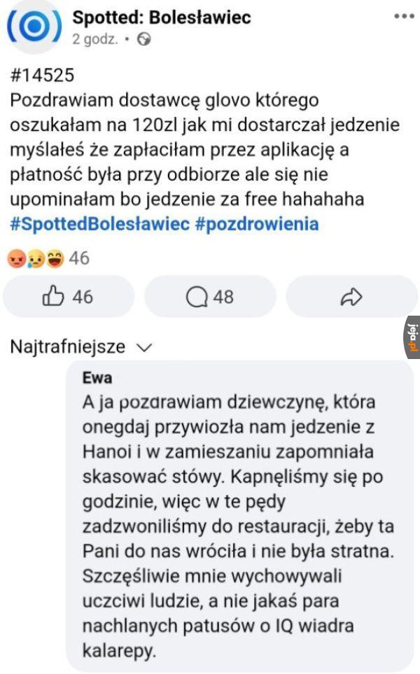 Ale trzeba mieć mózg, żeby się czymś takim chwalić
