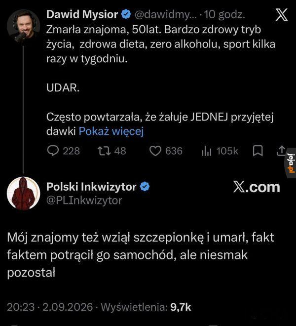 Jedne słuszne wnioski