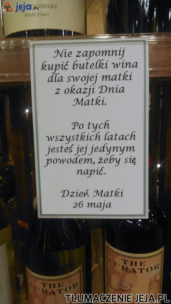 Pamiętaj o swojej mamie!