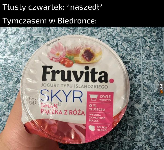 Gdy tłusty czwartek wejdzie za mocno