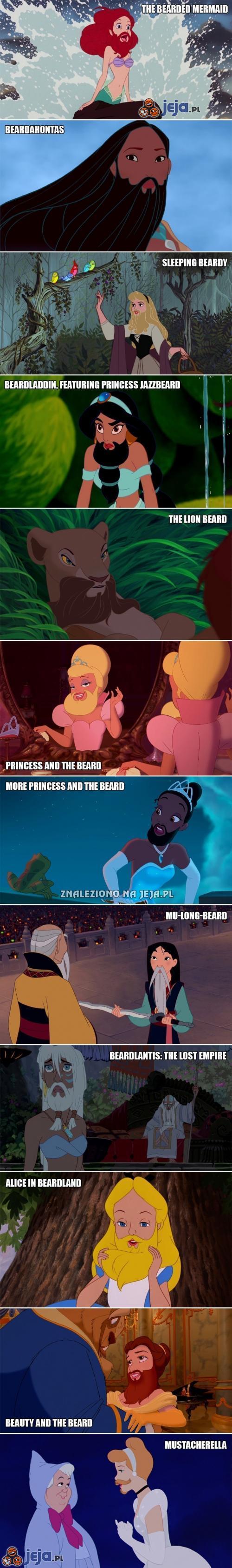 Brodate księżniczki Disneya