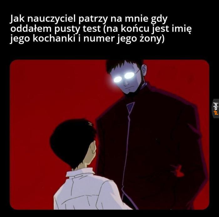 Radzę nie stawiać mi pały, bo ona też tego nie zrobi