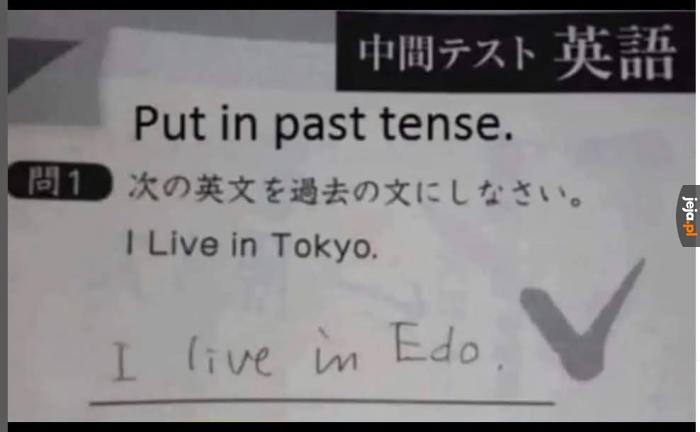 Kiedyś Tokio nosiło nazwę Edo