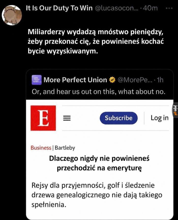 I tak nie będę miała emerytury za która będzie się dało zrobić zakupy