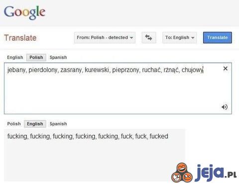Polski język jest bardzo bogaty w słownictwo