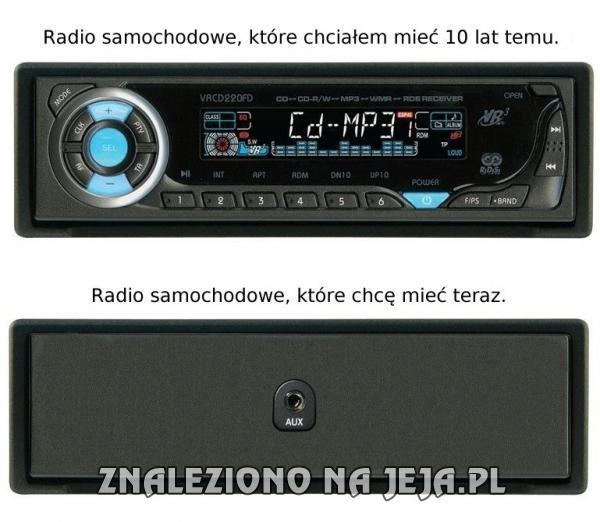 Radio w samochodzie