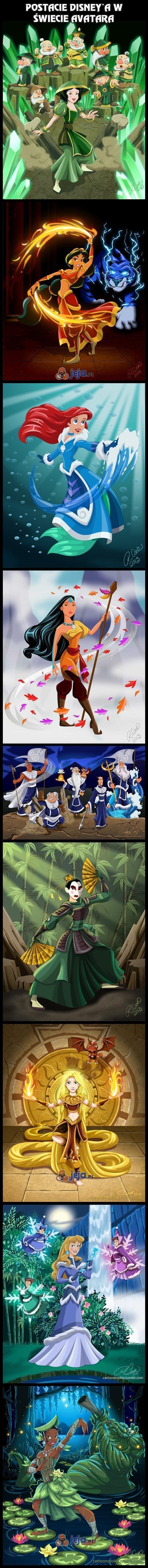 Postacie Disney'a w świecie Avatara