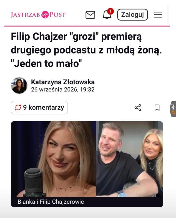 Ciekawe kiedy przedstawi swoje żądania
