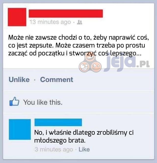 Dzięki tato... Naprawdę...