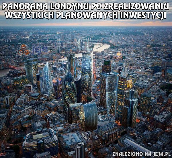 Nowoczesna panorama Londynu