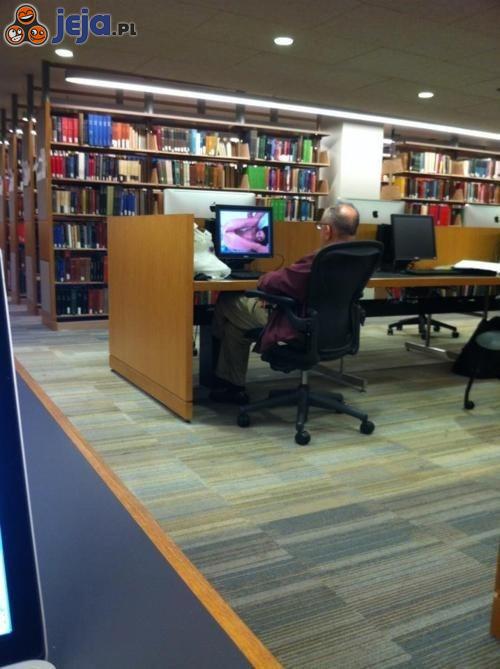 Tymczasem w bibliotece...