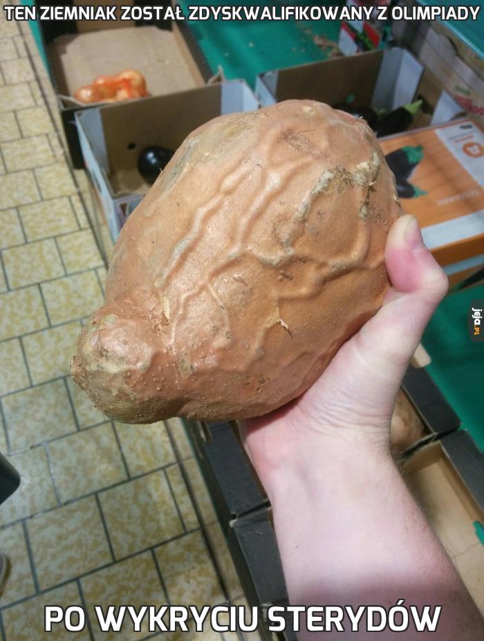 Ten ziemniak został zdyskwalifikowany z Olimpiady