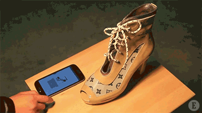 Buty personalizowane za pomocą smartfona