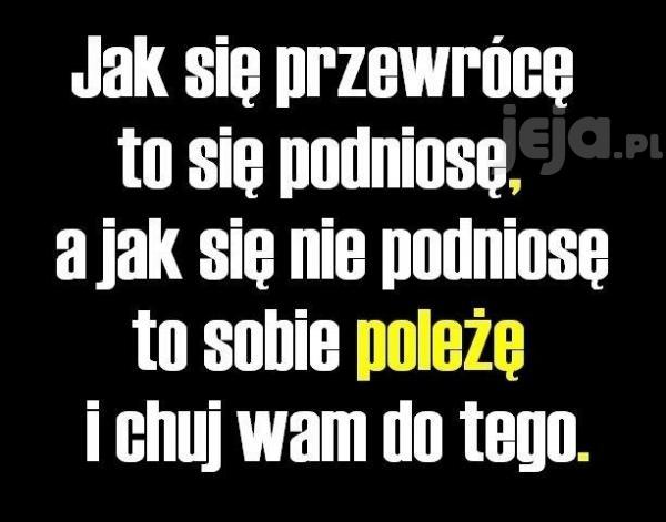 Jak się przewrócę