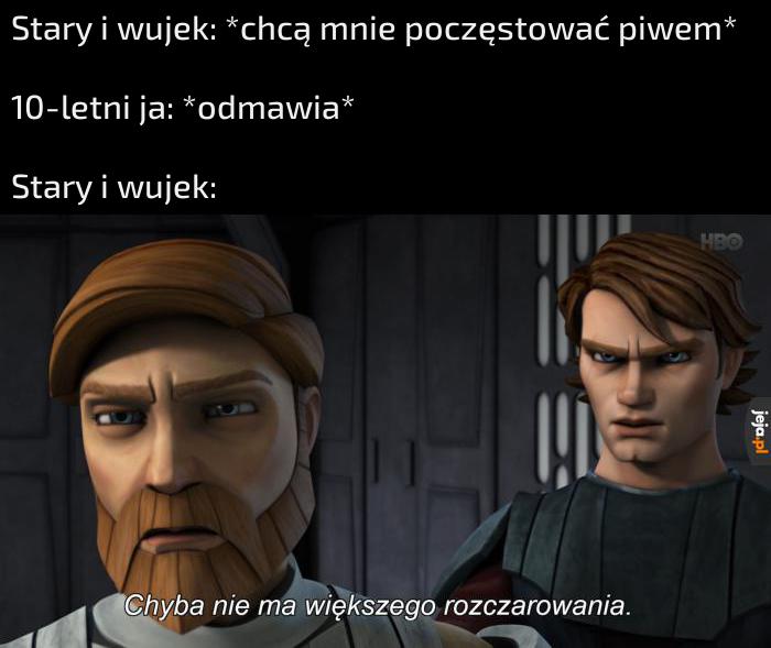 Z ojcem się nie napijesz, synek?