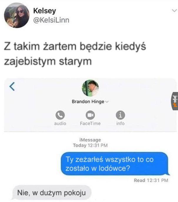 Może już ma jakieś dziecko na boku