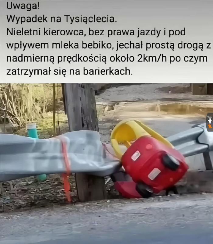 Potworny wypadek