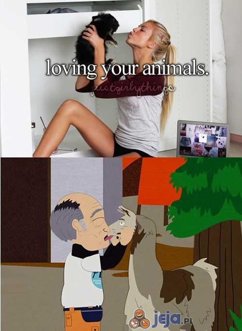 Kochanie zwierzątek...