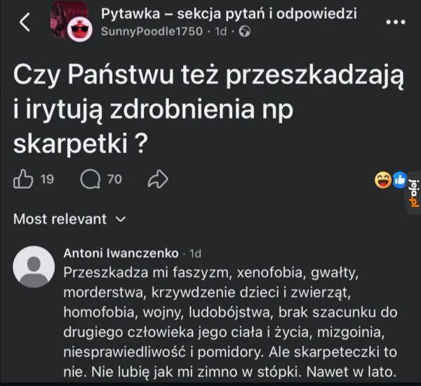 A Ty masz coś do skarpetek?