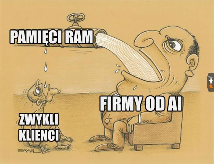 Sprawdzałeś ostatnio ceny ramu? Nie polecam tego robić