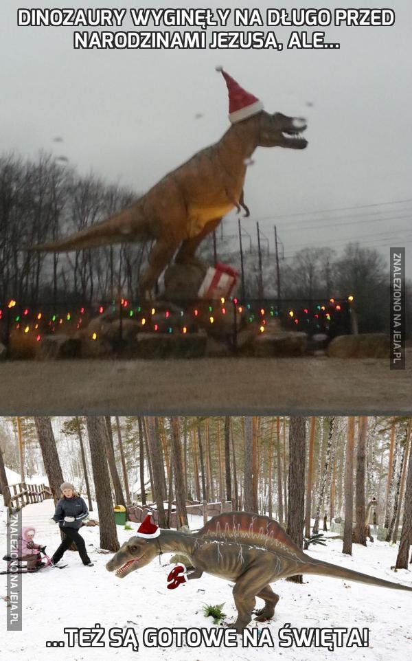 Dinozaury wyginęły na długo przed narodzinami Jezusa, ale...