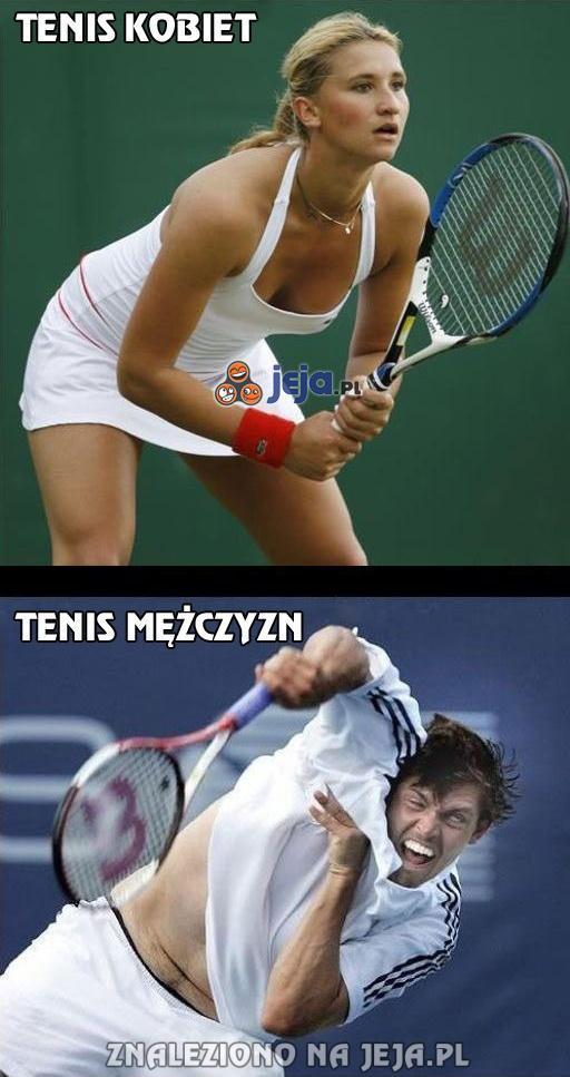 Tenis kobiet vs tenis mężczyzn