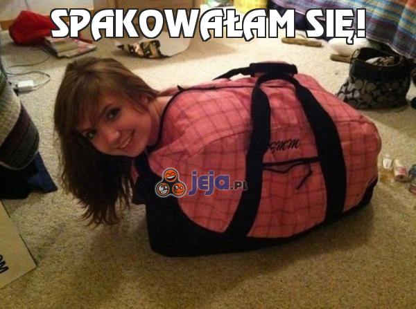 Spakowałam się!