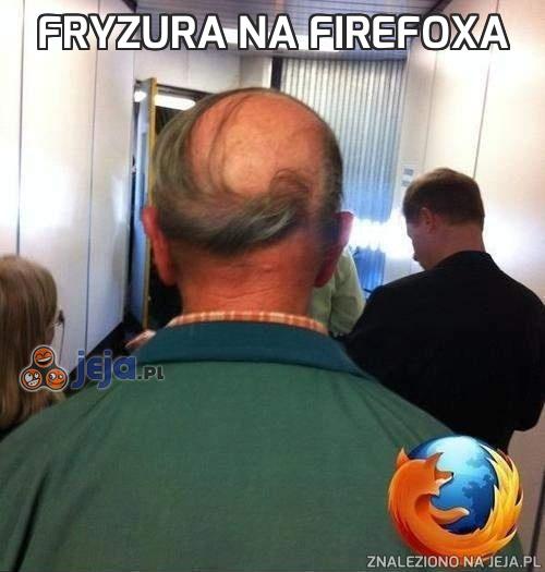 Fryzura na Firefoxa