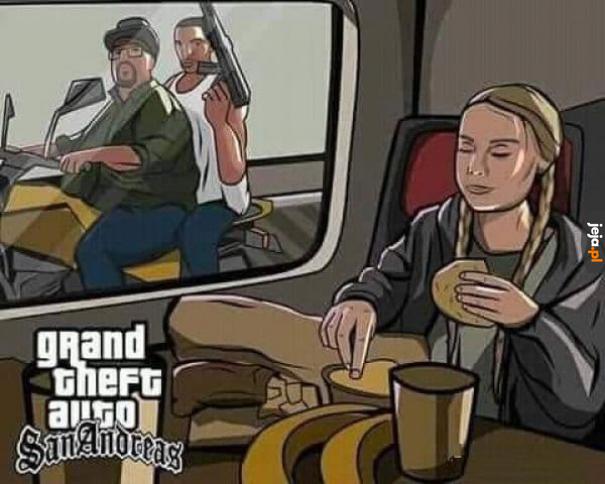 Greta Theft Auto