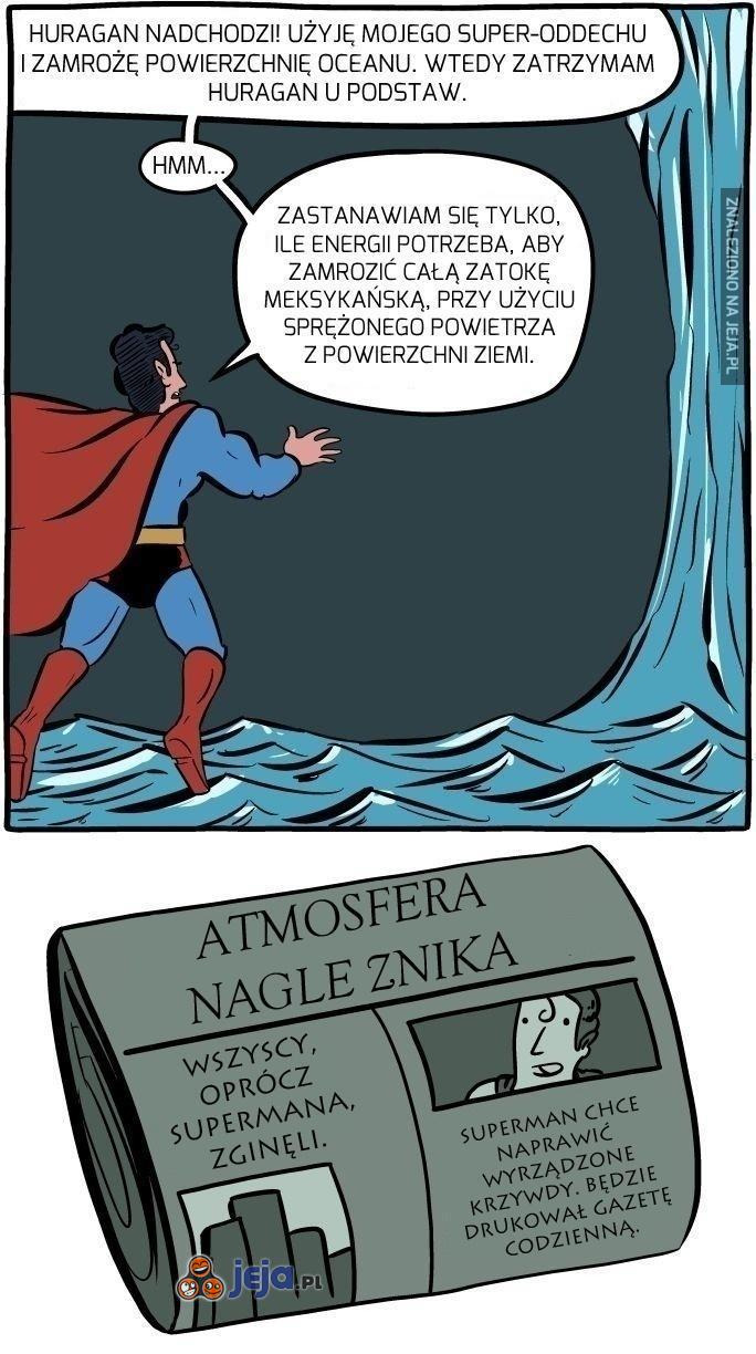 Superman niefortunnie ratuje Ziemię