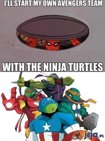Żółwie Ninja Avengers!