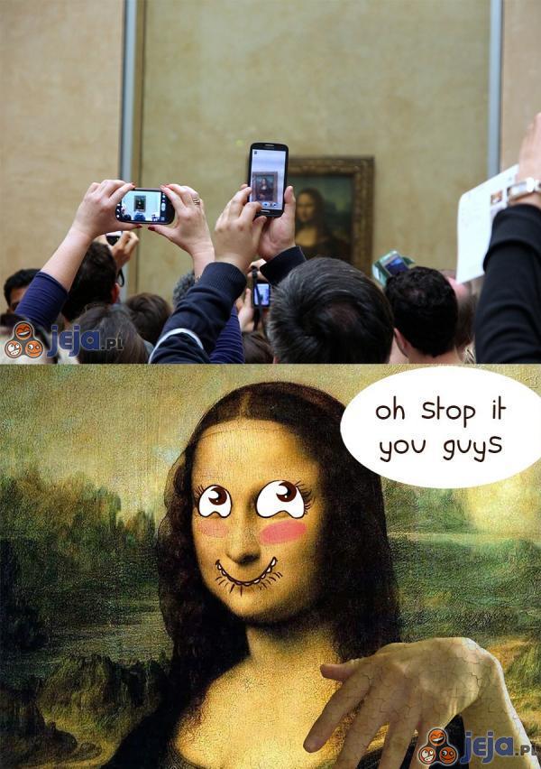 Zawstydzona Mona Lisa
