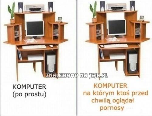 Komputer przed i po