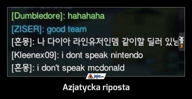 Azjatycka riposta