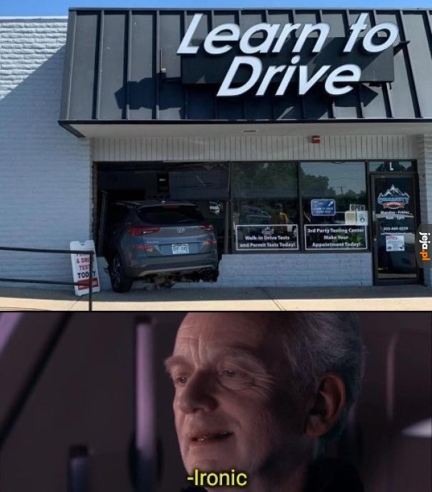 Wbił się na lekcję