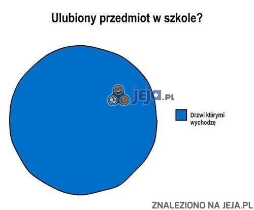 Ulubiony przedmiot w szkole?