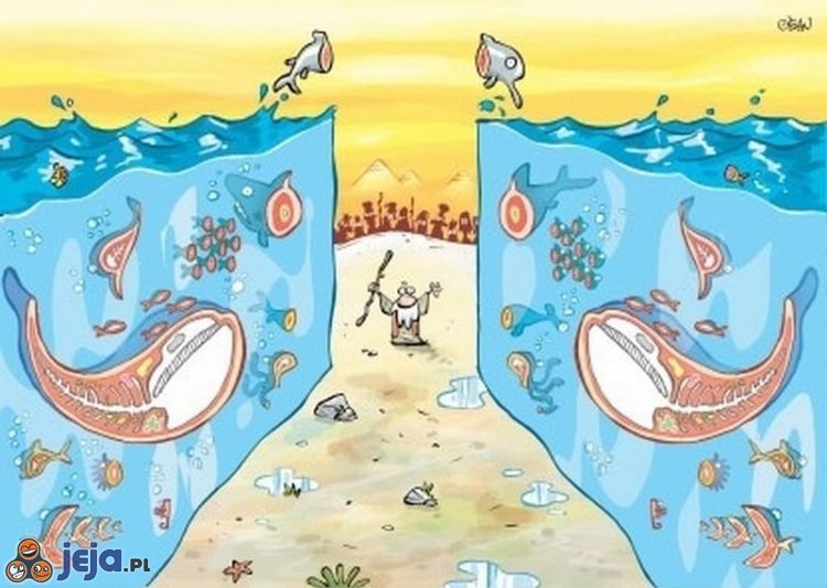 Mojżesz: Rozstąpienie morza