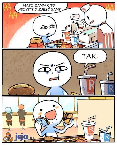 Wyzwanie w fast-foodzie