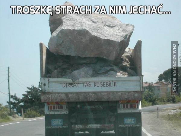 Troszkę strach za nim jechać...