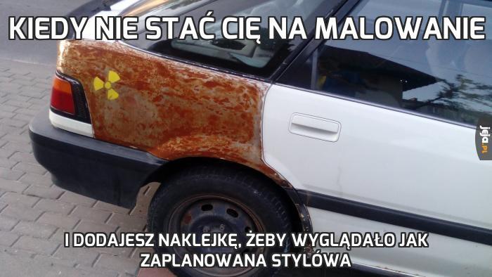 Kiedy nie stać Cię na malowanie