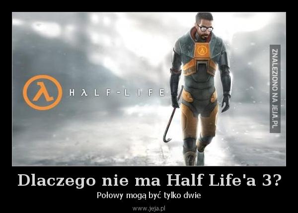 Dlaczego nie ma Half Life'a 3?