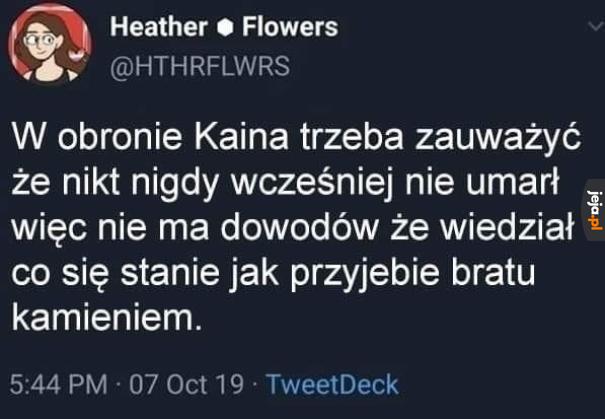 Był jeszcze trzeci brat - Kabel. To on się rozpruł przed Bogiem
