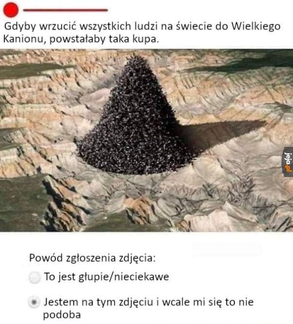 Powód zgłoszenia zdjęcia