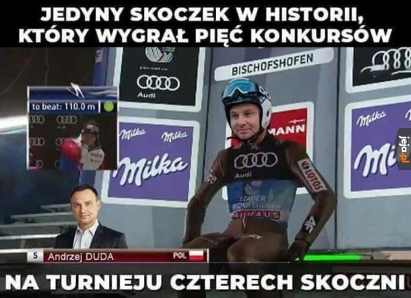 Najlepszy skoczek na świecie