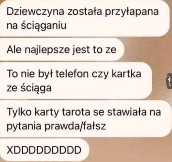 Ciekawe czy zdała