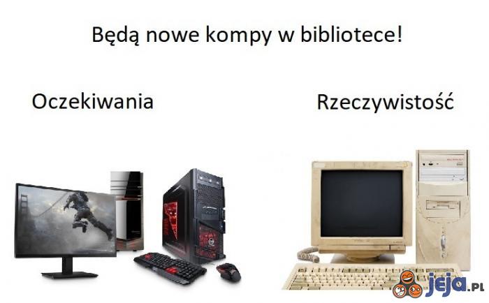 Nowe kompy w bibliotece